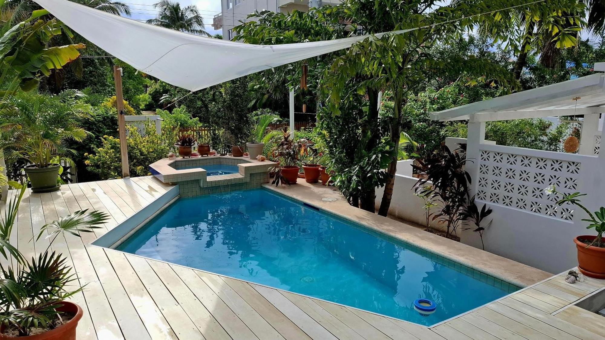 Amanda'S Place Casa Amancer - Sea View, Pool And Tropical Garden Кайе Колкер Екстериор снимка