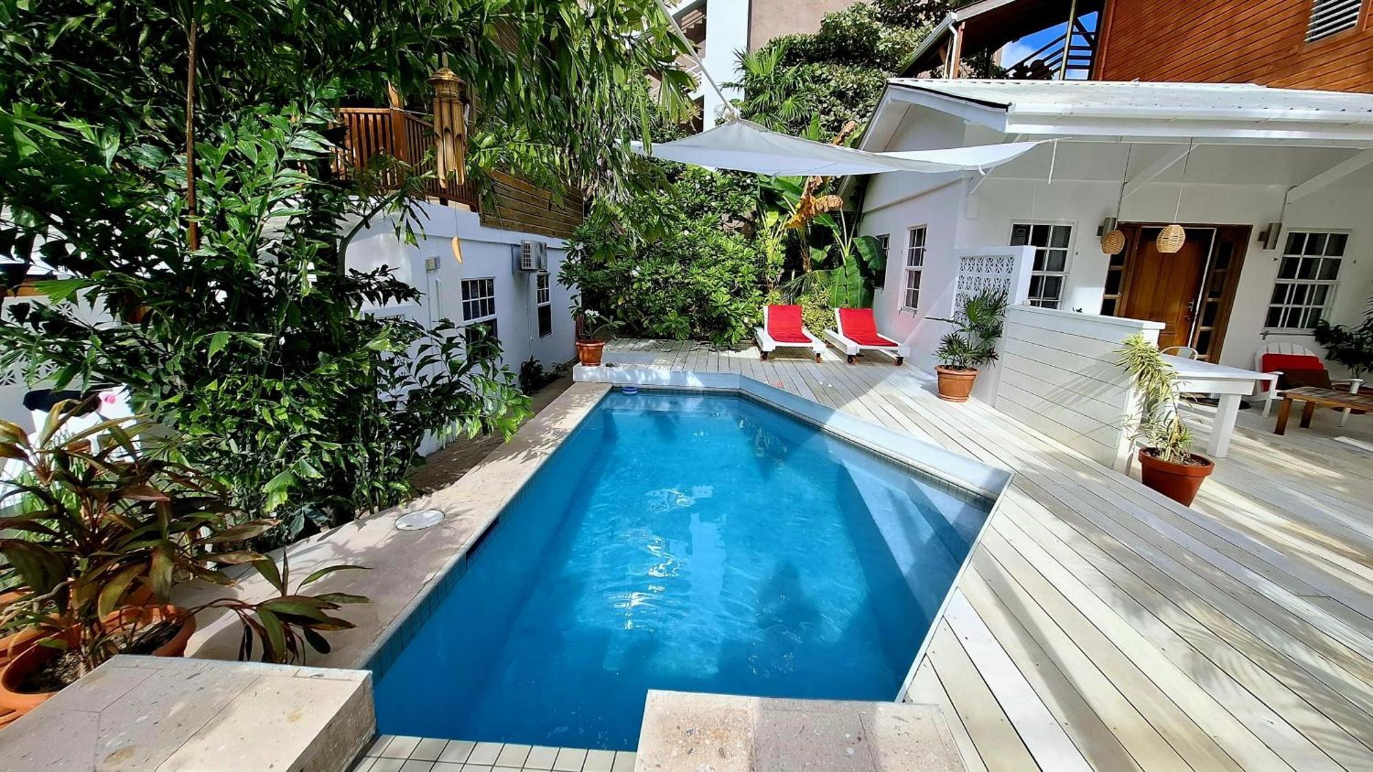 Amanda'S Place Casa Amancer - Sea View, Pool And Tropical Garden Кайе Колкер Екстериор снимка